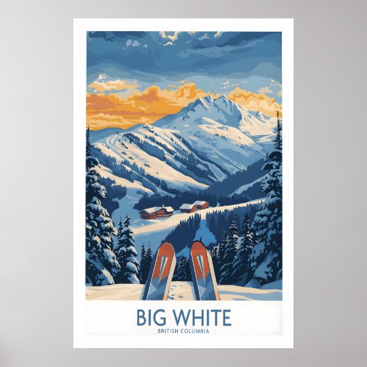 Big White Wall Art Print - British Columbia 1 ポスター (正面)