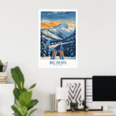 Big White Wall Art Print - British Columbia 1 ポスター (ホームオフィス)