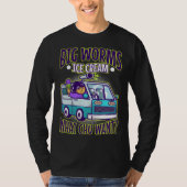 Big worms ice cream truck  1 tシャツ (正面)