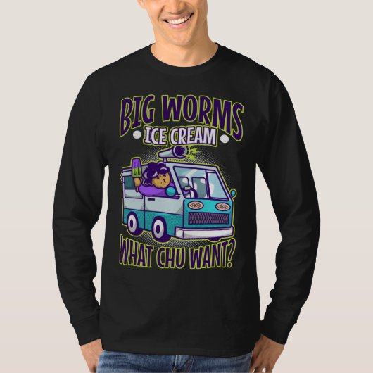 Big worms ice cream truck 1 tシャツ (正面)
