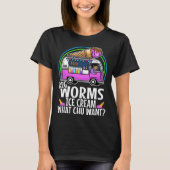 Big worms ice cream truck  3 tシャツ (正面)