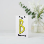 BigBdrumslogo2、大きいBのドラム 名刺 (スタンド正面)