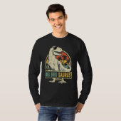 Bigbrosaurus Rex Dinosaur Big Bro Saurus Brother F Tシャツ (正面フル)