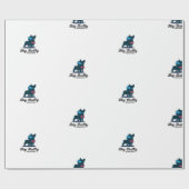 BigBullyRoastersのブルドッフランスのグ包装紙 ラッピングペーパー (フラット)