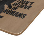 Bigfootおもしろい-Iは人間に信じない カッティングボード (角)