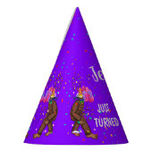 Bigfootかわいい子供の誕生日カードパーソナライズ年齢 パーティーハット (左)