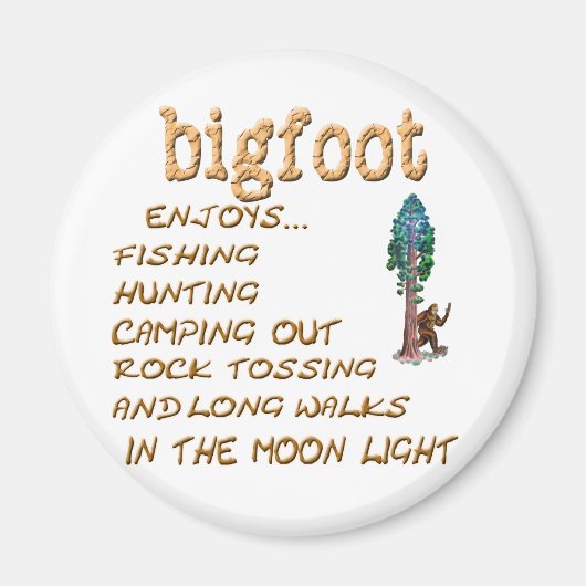 Bigfootが行わない マグネット (正面)