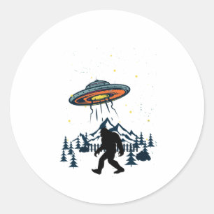 BigfootとUFOの陰謀パールズナイト&自然 ラウンドシール