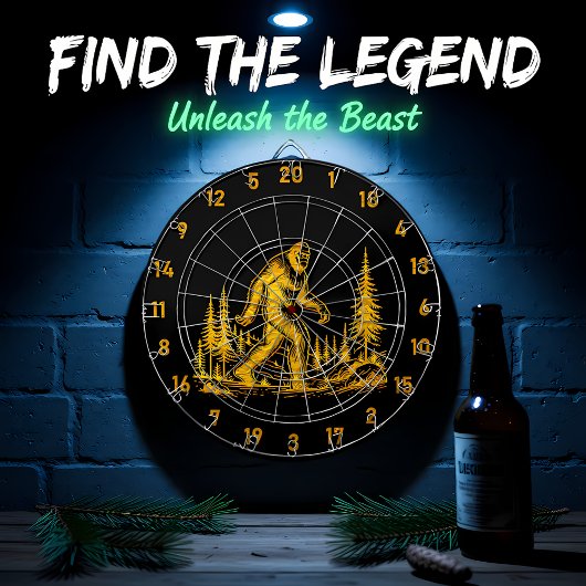 Bigfootのゲーお気に入りのム:ダーツとシーク ダーツボード