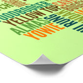 Bigfootの名前 ポスター (角)