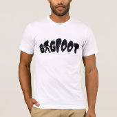 Bigfootクールシャツ – サスカッチギフトおもしろいギフト男性へ tシャツ (正面)