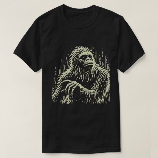 BigfootスクラッチボードTシャツ Tシャツ (デザイン正面)