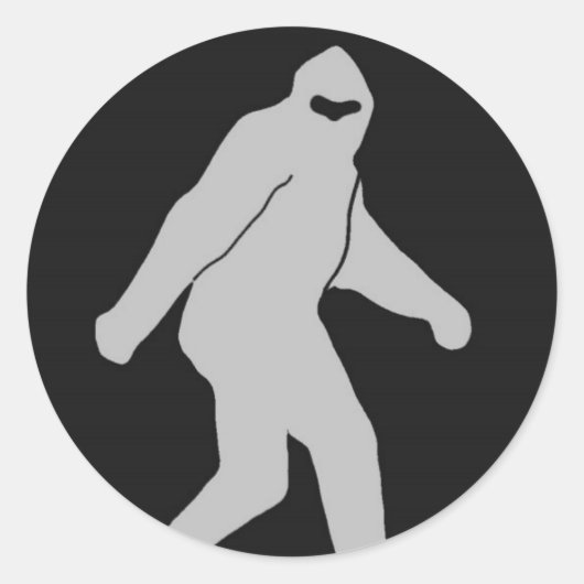 Bigfootステッカー(小) ラウンドシール (正面)