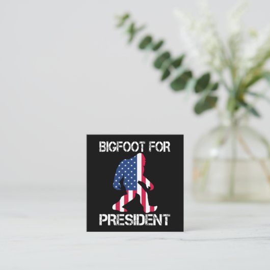 Bigfoot社長のためのおもしろいbigfoot エンクロージャーカード (スタンド正面)