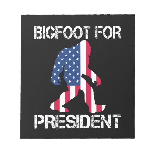 Bigfoot社長のためのおもしろいbigfoot ノートパッド (正面)