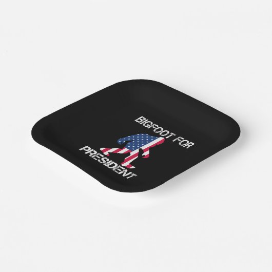 Bigfoot社長のためのおもしろいbigfoot ペーパープレート (傾斜あり)