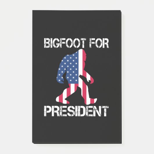 Bigfoot社長のためのおもしろいbigfoot ポストイット (正面)
