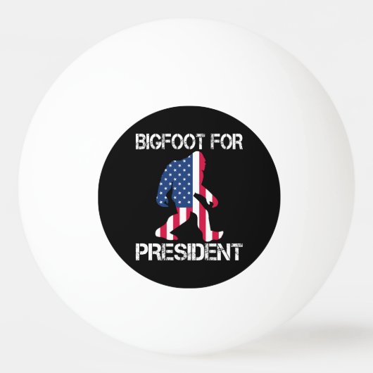 Bigfoot社長のためのおもしろいbigfoot 卓球ボール (正面)