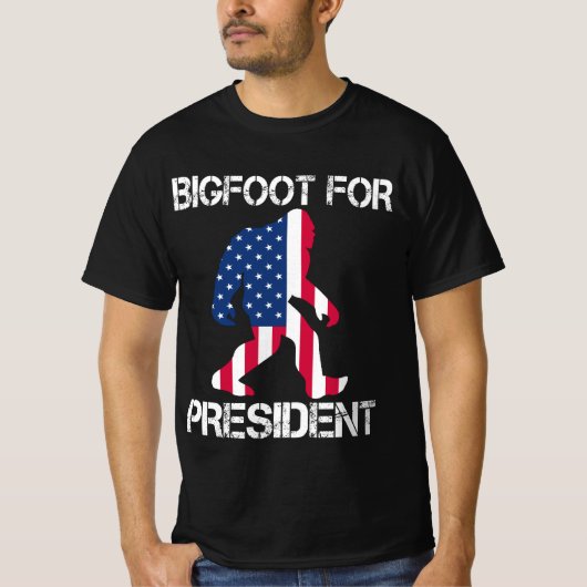 Bigfoot社長のためのおもしろいbigfoot Tシャツ (正面)