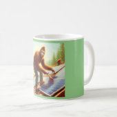 Bigfoot設置パネ太陽のル コーヒーマグカップ (正面右)