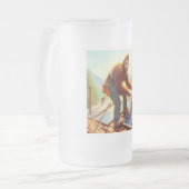 Bigfoot設置パネ太陽のル フロストグラスビールジョッキ (正面左)