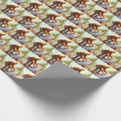 Bigfoot設置パネ太陽のル ラッピングペーパー (角)