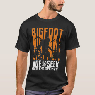 BIGFOOT おもしろい hide n seek Tシャツ