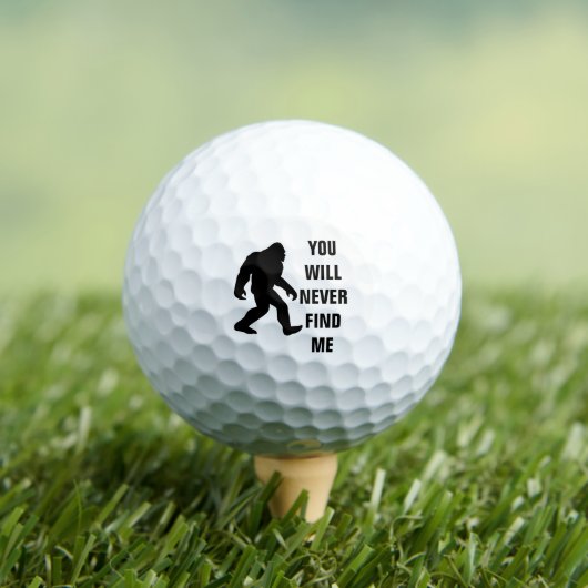 BIGFOOT /サスカッチ：あなたは私を見つけることがない ゴルフボール (インサイチュ 木)
