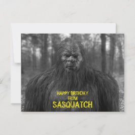 bigfoot,サスカッチ,はがき ポストカード