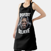 Bigfoot 信じ CryptidファンBBQピットエプロン エプロン (インサイチュ)