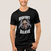 Bigfoot 信じ CryptidファンTシャツ トライブレンドTシャツ (正面)