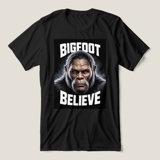 Bigfoot 信じ CryptidファンTシャツ トライブレンドTシャツ (デザイン正面)