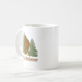 Bigfoot – 私は信者だ コーヒーマグカップ (正面左)