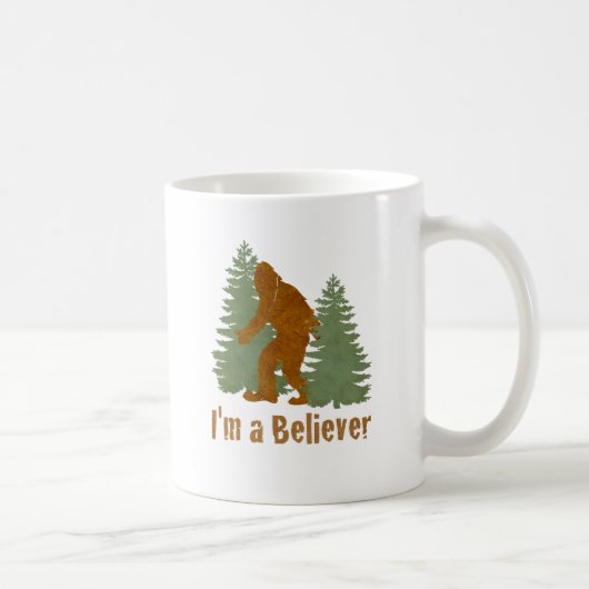 Bigfoot – 私は信者だ コーヒーマグカップ (右)