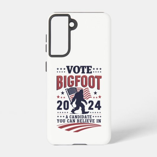 Bigfoot 2024サスカッチの投票大統領の samsung galaxyケース (裏面)