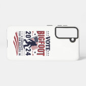 Bigfoot 2024サスカッチの投票大統領の samsung galaxyケース (裏面横)