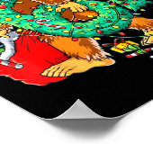 Bigfoot 67 Meme Christmas Tree 67 Baseball Lifesty ポスター (角)