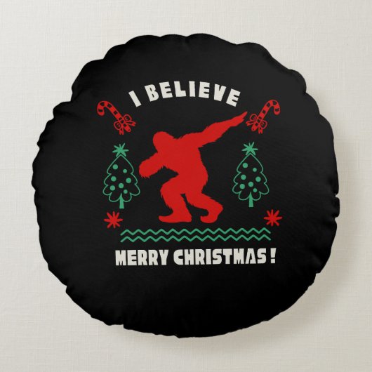 Bigfoot : Ajoutez une touche sauvage a vo ラウンドクッション (正面)