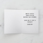 Bigfoot Alien Birthday Card Funny Cryptid UFO  カード (内部)