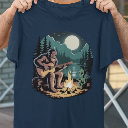 Bigfoot Alien UFO Cryptid Paranormal Encounter Tシャツ