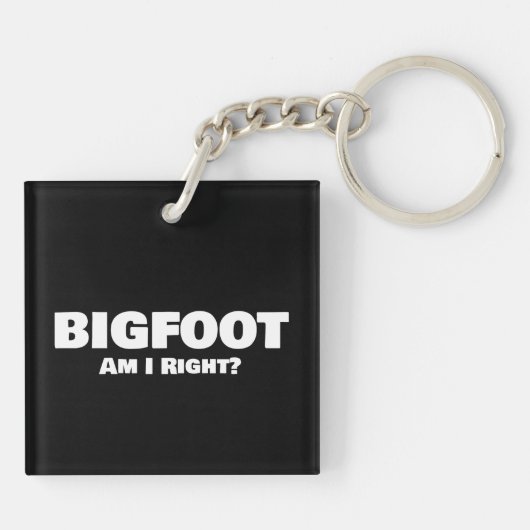 Bigfoot Am I Right Keychain キーホルダー (裏面)