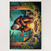 Bigfoot and the Campfire S’mores, Bigfoot Campfire ジグソーパズル (縦)