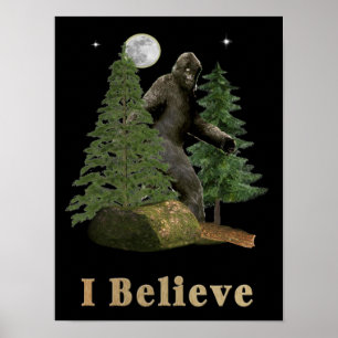 Bigfoot art ポスター