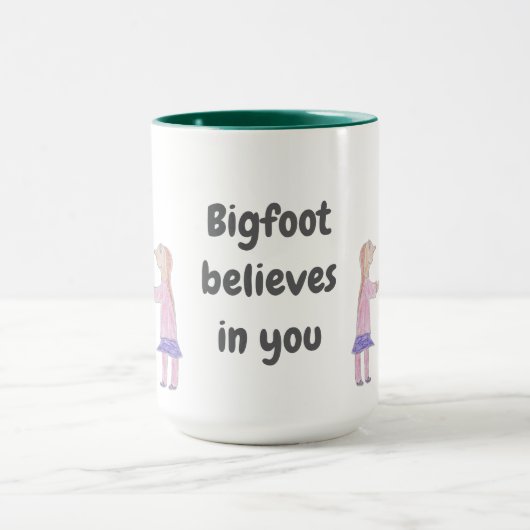 Bigfoot Believes in you - Coffee Mug マグカップ (中央)