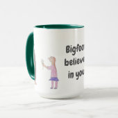 Bigfoot Believes in you - Coffee Mug マグカップ (正面左)