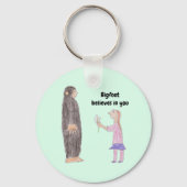 Bigfoot Believes in You Keychain キーホルダー (正面)