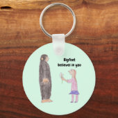 Bigfoot Believes in You Keychain キーホルダー (正面)