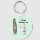 Bigfoot Believes in You Keychain キーホルダー (裏面)