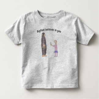 Bigfoot Believes in You Toddler T-Shirt トドラーTシャツ