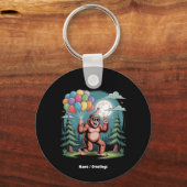 Bigfoot Birthday Party Bash Balloons キーホルダー (正面)